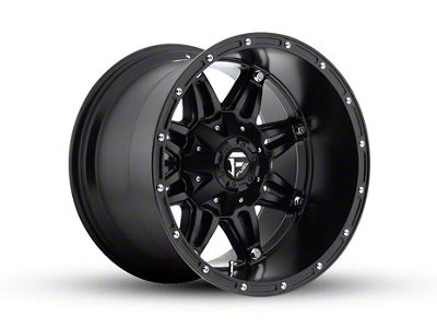 Fuel Wheels Hostage Matte Black 6-Lug Wheel; 18x12; -44mm Offset (2024 Ranger)