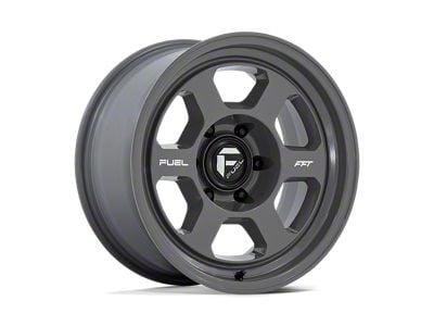 Fuel Wheels Hype Battleship Gray 6-Lug Wheel; 18x8.5; -10mm Offset (2024 Ranger)