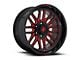 Fuel Wheels Ignite Gloss Black Red Tinted 6-Lug Wheel; 20x10; -19mm Offset (2024 Ranger)