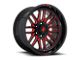 Fuel Wheels Ignite Gloss Black Red Tinted 6-Lug Wheel; 20x9; 1mm Offset (2024 Ranger)