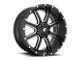 Fuel Wheels Maverick Matte Black Milled 6-Lug Wheel; 24x12; -44mm Offset (2024 Ranger)