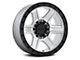 Fuel Wheels Outrun Machined with Gloss Black Lip 6-Lug Wheel; 17x8.5; -10mm Offset (2024 Ranger)