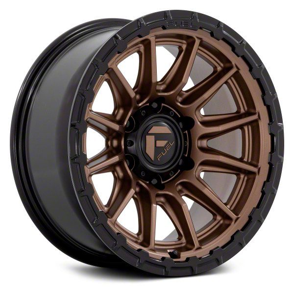 Fuel Wheels Ranger Piston Matte Bronze with Gloss Black Lip 6-Lug Wheel ...