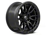 Fuel Wheels Rebel Matte Black 6-Lug Wheel; 17x9; 1mm Offset (24-25 Ranger)