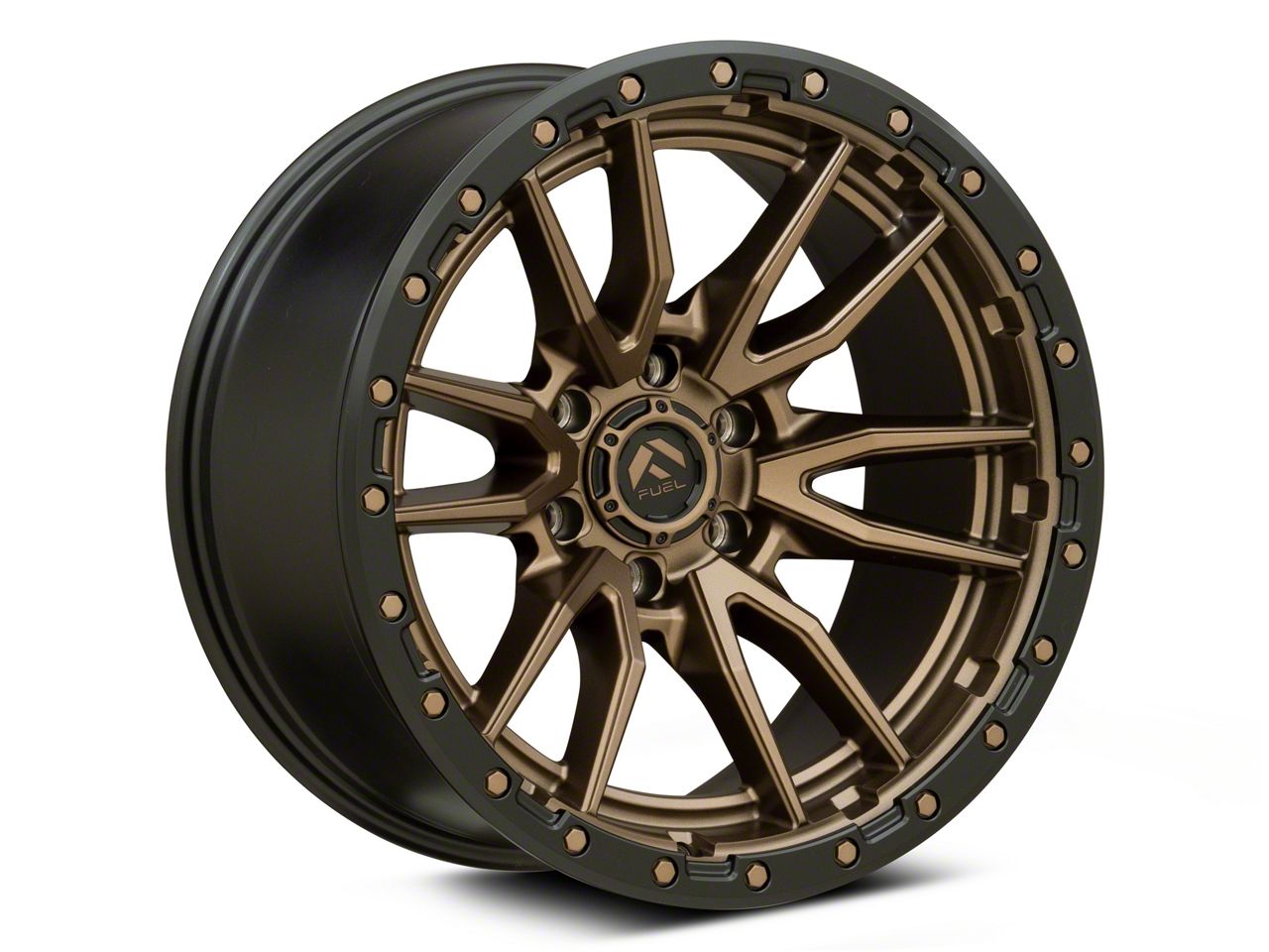 Fuel Wheels Ranger Rebel Matte Bronze 6-Lug Wheel; 18x9; 1mm Offset ...