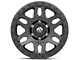 Fuel Wheels Recoil Matte Black 6-Lug Wheel; 17x8.5; 7mm Offset (2024 Ranger)