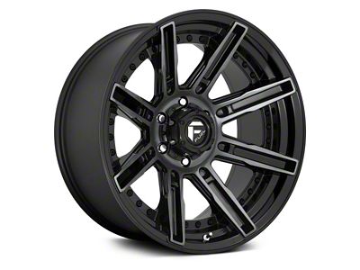 Fuel Wheels Rogue Gloss Machined Double Dark Tint 6-Lug Wheel; 20x10; -18mm Offset (24-25 Ranger)