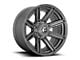 Fuel Wheels Rogue Platinum Brushed Gunmetal 6-Lug Wheel; 20x9; 1mm Offset (2024 Ranger)