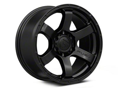 Fuel Wheels Rush Satin Black 6-Lug Wheel; 20x9; 1mm Offset (2024 Ranger)