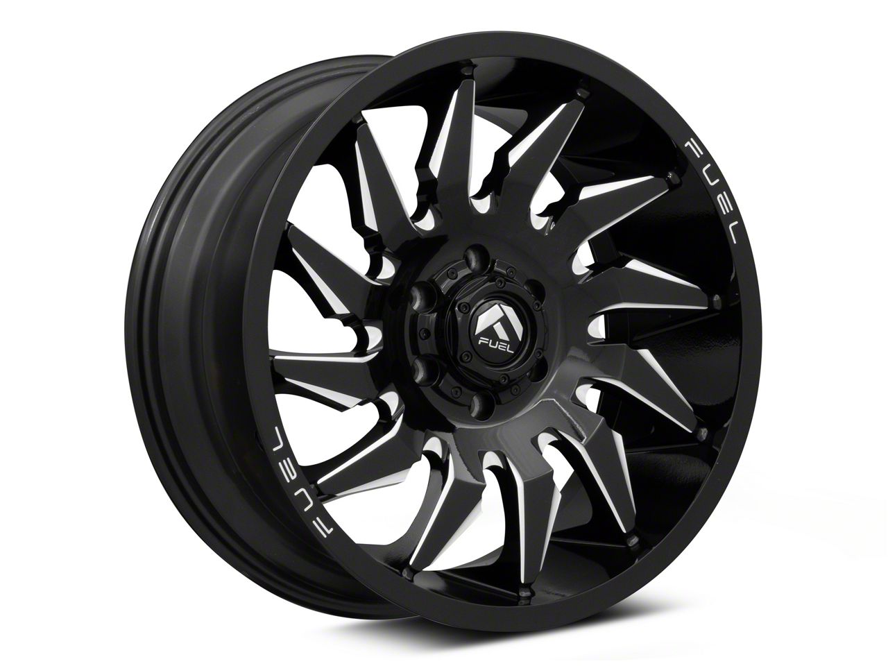 Fuel Wheels Ranger Saber Gloss Black Milled 6-Lug Wheel; 24x12; -44mm ...