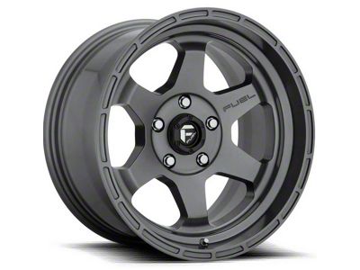 Fuel Wheels Shok Textured Anthracite 6-Lug Wheel; 17x10; -18mm Offset (24-25 Ranger)