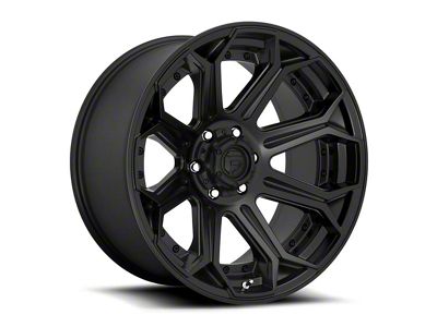 Fuel Wheels Siege Matte Black 6-Lug Wheel; 18x9; 1mm Offset (2024 Ranger)