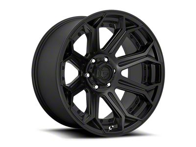 Fuel Wheels Siege Matte Black 6-Lug Wheel; 24x12; -44mm Offset (2024 Ranger)