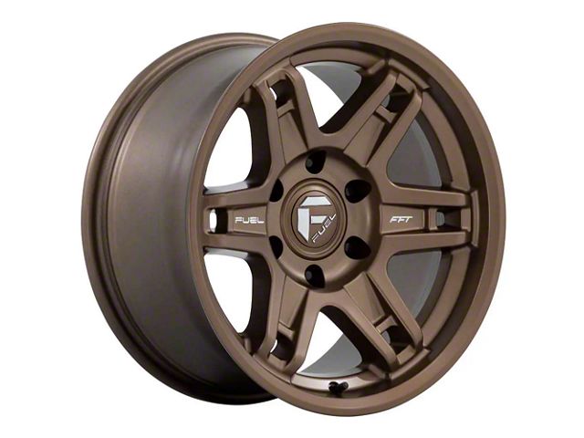 Fuel Wheels Slayer Matte Bronze 6-Lug Wheel; 17x8.5; -15mm Offset (2024 Ranger)