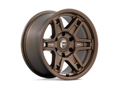 Fuel Wheels Slayer Matte Bronze 6-Lug Wheel; 18x8.5; 1mm Offset (24-25 Ranger)