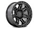 Fuel Wheels Syndicate Blackout 6-Lug Wheel; 17x9; -12mm Offset (2024 Ranger)