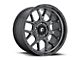 Fuel Wheels Tech Matte Gunmetal 6-Lug Wheel; 18x9; -12mm Offset (2024 Ranger)