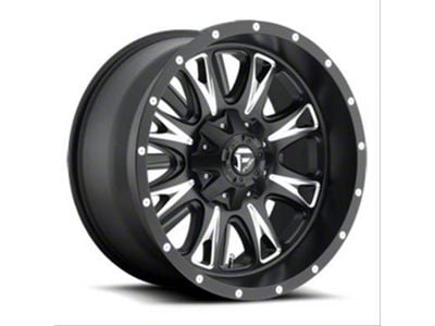 Fuel Wheels Throttle Matte Black Milled 6-Lug Wheel; 20x12; -44mm Offset (2024 Ranger)