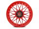 Fuel Wheels Trigger Candy Red 6-Lug Wheel; 17x9; -12mm Offset (2024 Ranger)