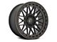 Fuel Wheels Trigger Matte Black Dark Tint 6-Lug Wheel; 20x9; 1mm Offset (2024 Ranger)