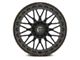 Fuel Wheels Trigger Matte Black Dark Tint 6-Lug Wheel; 20x9; 1mm Offset (2024 Ranger)