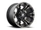 Fuel Wheels Vapor Matte Black Double Dark Tint 6-Lug Wheel; 20x9; 2mm Offset (2024 Ranger)