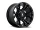 Fuel Wheels Vapor Matte Black 6-Lug Wheel; 17x10; -18mm Offset (2024 Ranger)