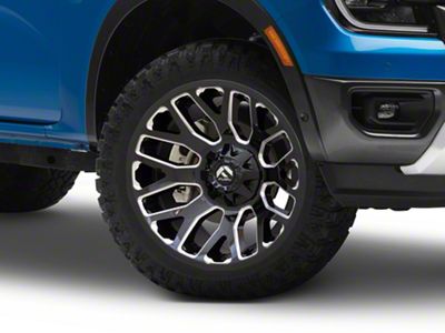 Fuel Wheels Warrior Gloss Black Milled 6-Lug Wheel; 20x10; -18mm Offset (24-25 Ranger)