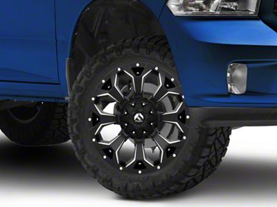 Fuel Wheels Assault Black Milled 5-Lug Wheel; 20x9; 20mm Offset (94-01 RAM 1500)