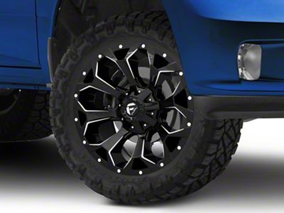 Fuel Wheels Assault Gloss Black Milled 5-Lug Wheel; 20x9; 20mm Offset (94-01 RAM 1500)