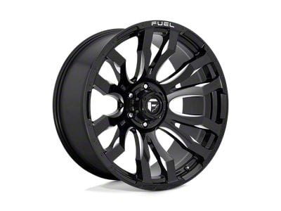 Fuel Wheels Blitz Gloss Black Milled 5-Lug Wheel; 20x10; -18mm Offset (94-01 RAM 1500)