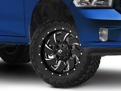 Fuel Wheels Cleaver Black Milled 5-Lug Wheel; 20x9; 1mm Offset (94-01 RAM 1500)