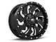 Fuel Wheels Cleaver Black Milled 5-Lug Wheel; 20x9; 1mm Offset (94-01 RAM 1500)