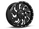 Fuel Wheels Cleaver Black Milled 5-Lug Wheel; 20x9; 20mm Offset (94-01 RAM 1500)