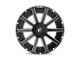 Fuel Wheels Contra Matte Black Milled 5-Lug Wheel; 20x9; 20mm Offset (94-01 RAM 1500)