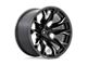 Fuel Wheels Flame Gloss Black Milled 5-Lug Wheel; 22x12; -44mm Offset (94-01 RAM 1500)