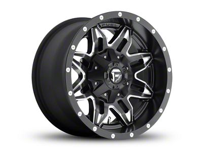 Fuel Wheels Lethal Black Milled 5-Lug Wheel; 17x9; -12mm Offset (94-01 RAM 1500)