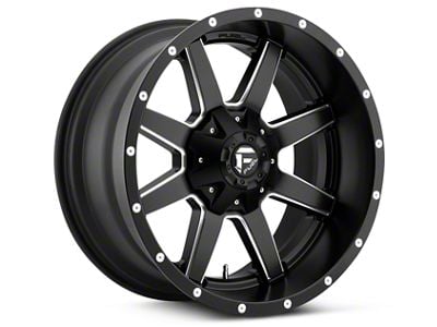 Fuel Wheels Maverick Black Milled 5-Lug Wheel; 20x9; 20mm Offset (94-01 RAM 1500)