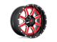 Fuel Wheels Maverick Gloss Red 5-Lug Wheel; 20x10; -19mm Offset (94-01 RAM 1500)