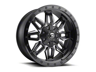 Fuel Wheels Neutron Matte Black Milled 5-Lug Wheel; 20x9; 1mm Offset (94-01 RAM 1500)