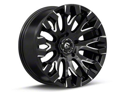 Fuel Wheels Quake Gloss Black Milled 5-Lug Wheel; 20x9; 1mm Offset (94-01 RAM 1500)