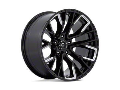 Fuel Wheels Rebar Gloss Black Milled 5-Lug Wheel; 20x10; -18mm Offset (94-01 RAM 1500)