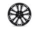 Fuel Wheels Rebar Gloss Black Milled 5-Lug Wheel; 22x12; -44mm Offset (94-01 RAM 1500)