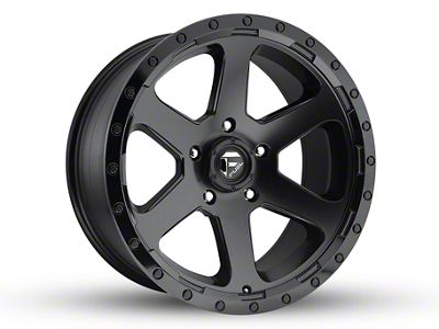 Fuel Wheels Ripper Matte Black 5-Lug Wheel; 20x9; 1mm Offset (94-01 RAM 1500)