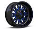 Fuel Wheels Stroke Gloss Black with Blue Tinted Clear 5-Lug Wheel; 18x9; 20mm Offset (94-01 RAM 1500)