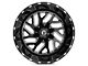 Fuel Wheels Triton Gloss Black Milled 5-Lug Wheel; 20x9; 1mm Offset (94-01 RAM 1500)