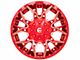 Fuel Wheels Twitch Candy Red Milled 5-Lug Wheel; 22x12; -44mm Offset (94-01 RAM 1500)