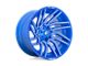 Fuel Wheels Typhoon Anodized Blue Milled 5-Lug Wheel; 22x12; -44mm Offset (94-01 RAM 1500)