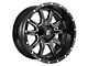 Fuel Wheels Vandal Gloss Black Milled 5-Lug Wheel; 20x9; 1mm Offset (94-01 RAM 1500)