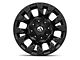 Fuel Wheels Vapor Matte Black 5-Lug Wheel; 17x9; 1mm Offset (94-01 RAM 1500)